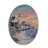 Individuelle Name Cape Cod Massachusetts Dartscheibe (Vorderseite Links)