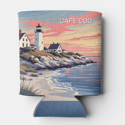 Individuelle Name Cape Cod Massachusetts Dosenkühler (Rückseite)