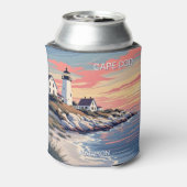 Individuelle Name Cape Cod Massachusetts Dosenkühler (Kanne Rückseite)