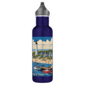 Individuelle Name Cape Cod Massachusetts Edelstahlflasche (Rechts)