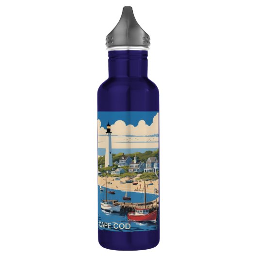 Individuelle Name Cape Cod Massachusetts Edelstahlflasche (Links)