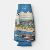 Individuelle Name Cape Cod Massachusetts Flaschenkühler (Vorderseite)
