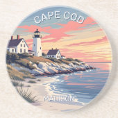 Individuelle Name Cape Cod Massachusetts Getränkeuntersetzer (Vorne)