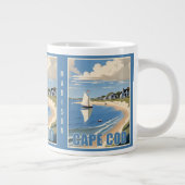 Individuelle Name Cape Cod Massachusetts Jumbo-Tasse (Rechts)