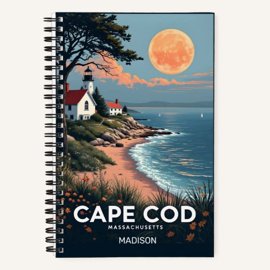 Individuelle Name Cape Cod Massachusetts Notizblock (Vorderseite)