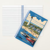 Individuelle Name Cape Cod Massachusetts Notizblock (Innen)