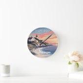 Individuelle Name Cape Cod Massachusetts Runde Wanduhr (Zuhause)