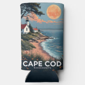 Individuelle Name Cape Cod Massachusetts Selters Dosenkühler (Rückseite)