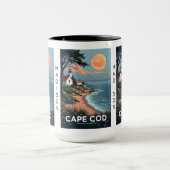 Individuelle Name Cape Cod Massachusetts Tasse (Zentrum)