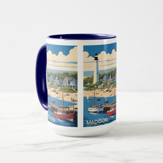 Individuelle Name Cape Cod Massachusetts Tasse (Vorderseite Links)