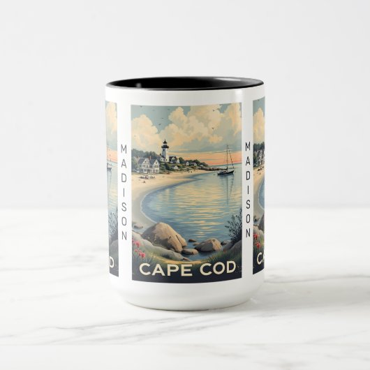 Individuelle Name Cape Cod Massachusetts Tasse (Zentrum)