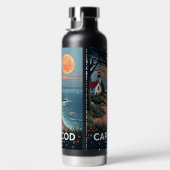 Individuelle Name Cape Cod Massachusetts Trinkflasche (Rechts)