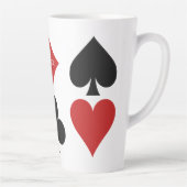 Individuelle Name Card Player Latte Tasse (Rechts)