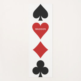 Individuelle Name Card Player Yogmatte Yogamatte