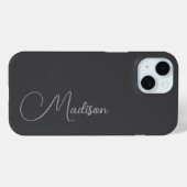 Individuelle Name Case-Mate iPhone Hülle (Rückseite (Horizontal))