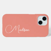 Individuelle Name Case-Mate iPhone Hülle (Rückseite (Horizontal))