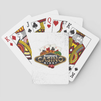 Individuelle Name Casino Spielkarten