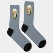 Individuelle Name Cat Dog Foto Modernes Personalis Socken (Rechts)