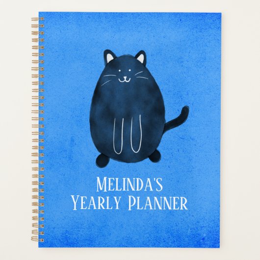 Individuelle Name Cat Planner Planer (Vorderseite)