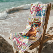 Individuelle Name "Catchin' Rays" Niedliche Urlaub Strandtuch
