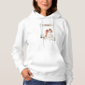 Individuelle Name Cavalier King Charles Spaniel Pe Hoodie (Vorderseite)