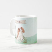 Individuelle Name Cavalier King Charles Spaniel Pe Kaffeetasse (Vorderseite Links)