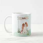 Individuelle Name Cavalier King Charles Spaniel Pe Kaffeetasse (Links)