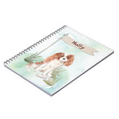 Individuelle Name Cavalier King Charles Spaniel Pe Notizblock (Linke Seite)