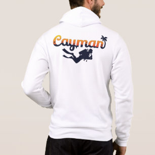 Individuelle Name Cayman Islands Scuba Diver Hoodie