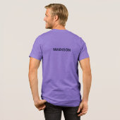 Individuelle Name Cayman Islands Tri-Blend Shirt (Rückseite voll)