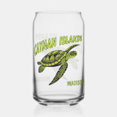 Individuelle Name Cayman Islands Turtle Dosenglas (Vorderseite)