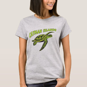 Individuelle Name Cayman Islands Turtle T-Shirt