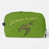 Individuelle Name Cayman Islands Turtle Waschbeutel (Vorderseite)