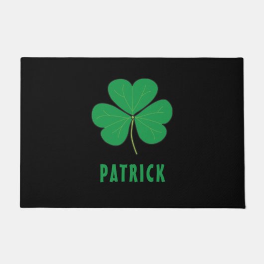 Individuelle Name Celtic Ireland Kleeblatt Irish C Fußmatte (Vorderseite)