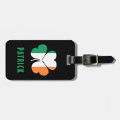 Individuelle Name Celtic Ireland Kleeblatt Irish F Gepäckanhänger (Vorderseite horizontal)