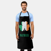 Individuelle Name Celtic Ireland Kleeblatt Irish F Schürze (Getragen)