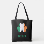 Individuelle Name Celtic Ireland Kleeblatt Irish F Tasche (Rückseite)