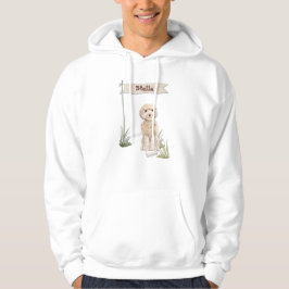 Individuelle Name Champagne Cockapoo Haustier Hund Hoodie