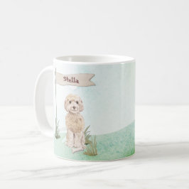 Individuelle Name Champagne Cockapoo Haustier Hund Kaffeetasse