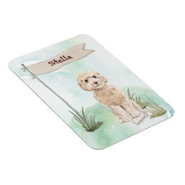 Individuelle Name Champagne Cockapoo Haustier Hund Magnet