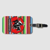 Individuelle Name Charro Horse Spanisch Mexikanisc Gepäckanhänger (Vorderseite (Horizontal))