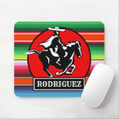 Individuelle Name Charro Horse Spanisch Mexikanisc Mousepad (Mit Mouse)