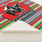 Individuelle Name Charro Horse Spanisch Mexikanisc Sherpadecke (3/4)