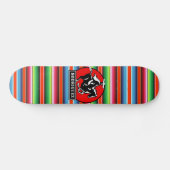 Individuelle Name Charro Horse Spanisch Mexikanisc Skateboard (Horizontal)