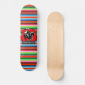 Individuelle Name Charro Horse Spanisch Mexikanisc Skateboard (Vorderseite)