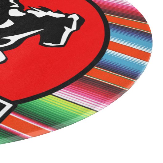 Individuelle Name Charro Pferd Spanischer Mexikani Schneidebrett (Ecke)