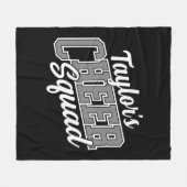 Individuelle Name Cheerleader School Varsity Cheer Fleecedecke (Vorderseite (Horizontal))
