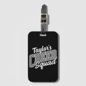 Individuelle Name Cheerleader School Varsity Cheer Gepäckanhänger (Vorderseite Vertikal)