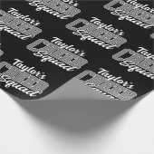 Individuelle Name Cheerleader School Varsity Cheer Geschenkpapier (Ecke)