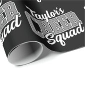 Individuelle Name Cheerleader School Varsity Cheer Geschenkpapier (Rolleneckpunkt)